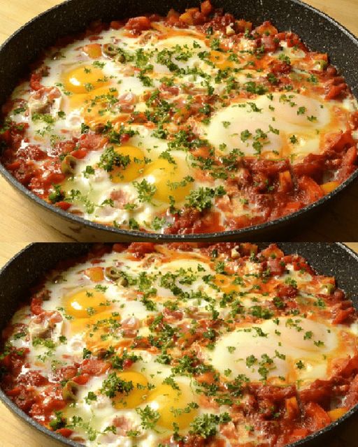 Simple recipe for Spanish eggs