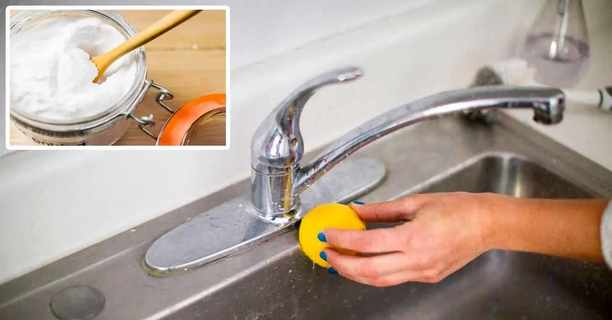 How to clean limescale stains from the faucet to make it look like new? 2 simple and effective tips