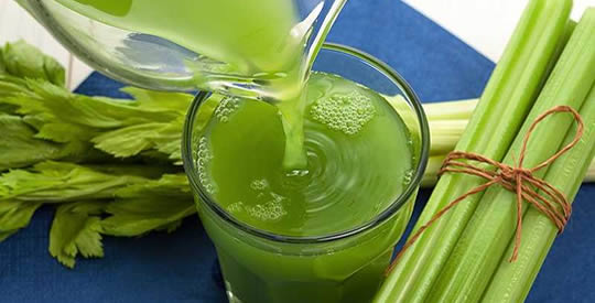 Celery Herbal Tea: Burns fat and eliminates all fluids