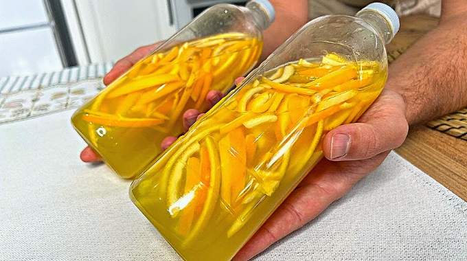 Put Orange Peels in a Bottle: The Money Saving Tip.