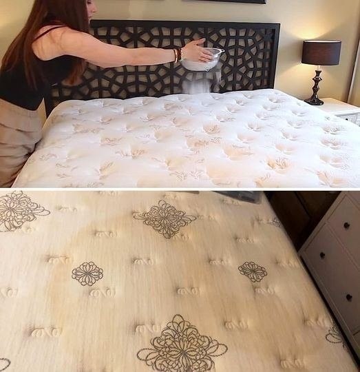 How to clean the mattress thoroughly with baking soda to remove stains and mites