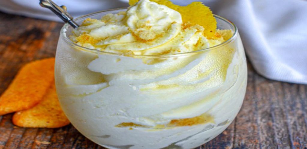 Lemon mousse: delicious!