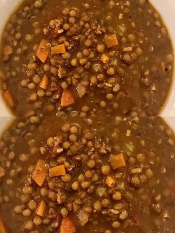 This is the best lentil soup: the recipe that preserves flavor and properties