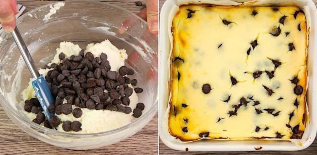 Ricotta cubes and chocolate chips: the tasty, quick and easy recipe!