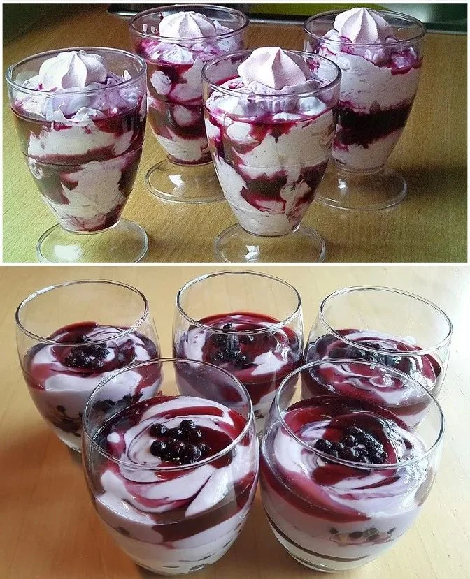 Delicious Blueberry Mascarpone Dessert