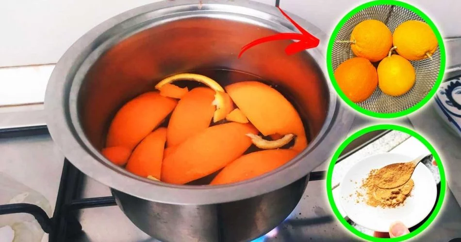 BRING THE SCENT OF ORANGES AND CINNAMON INDOORS WITH THE POT METHOD