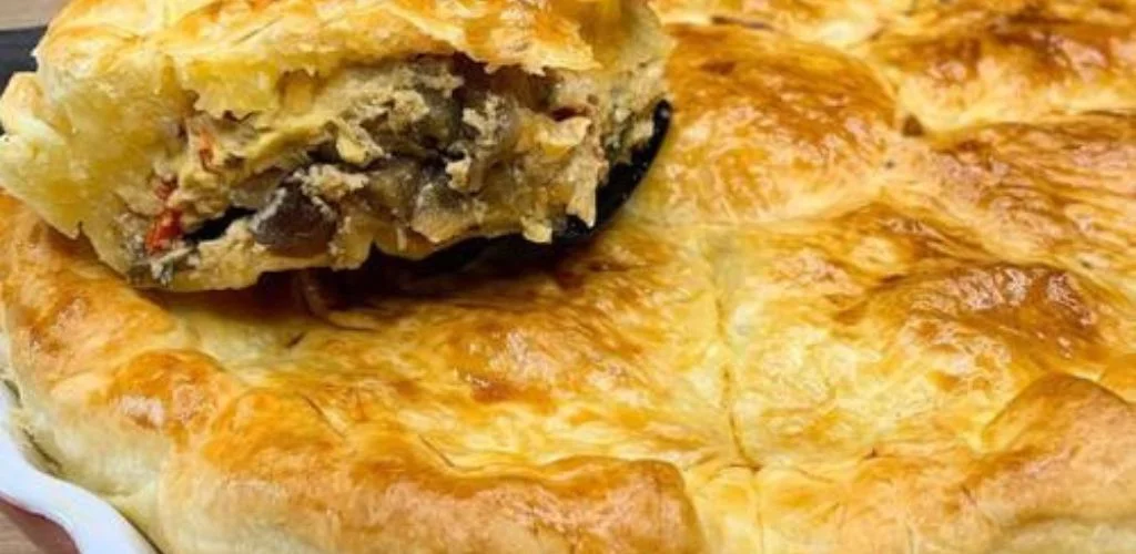 Rustic Eggplant Ricotta Cake